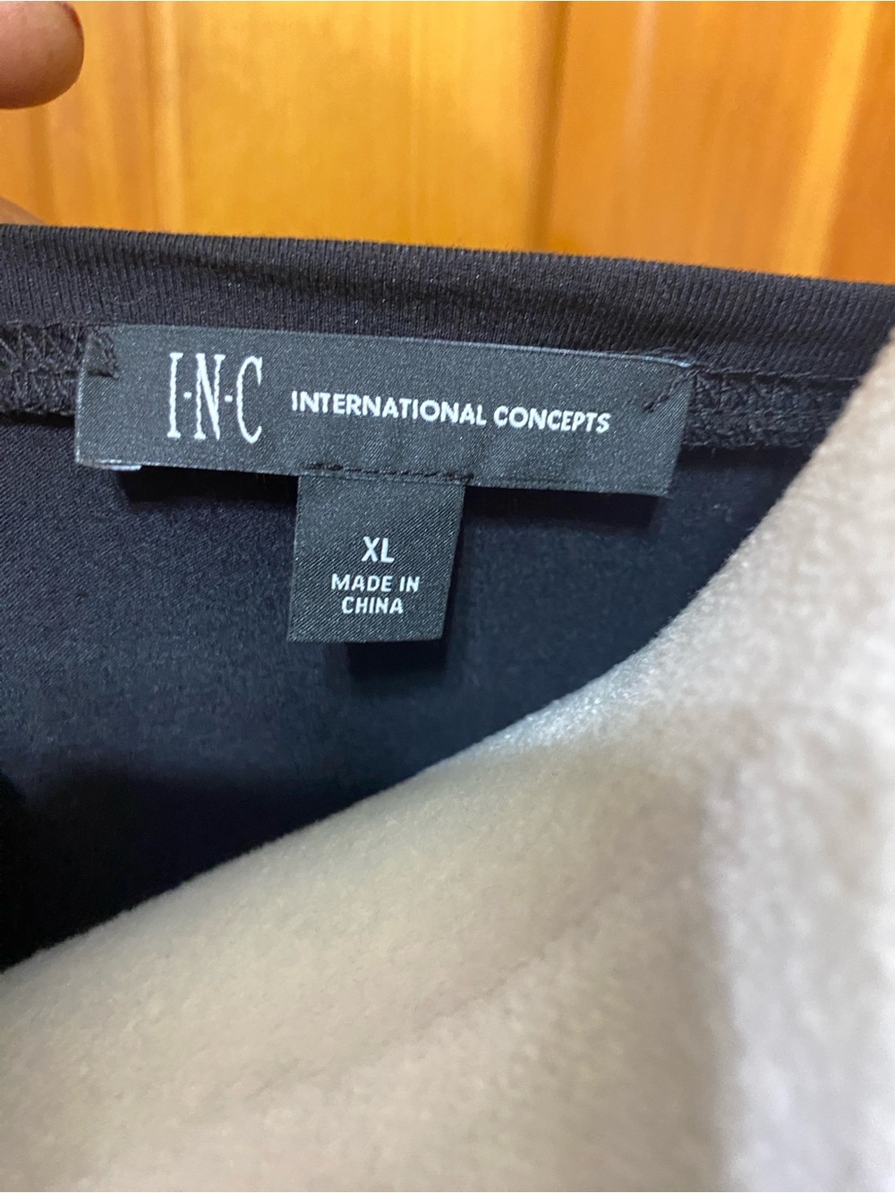 NWOT International Concepts Black Sequin Graphic Tee - DON'T WORRY JUST SPARKLE - Picture 5 of 5